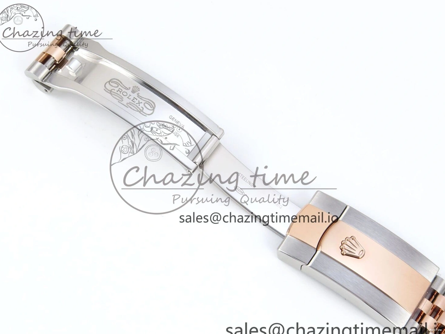 MiroTime 0408 DateJust 36 126231 EWEF Best Edition Silver Leaf Dial Stick Marker on SS RG Jubilee Bracelet A TopPick 596